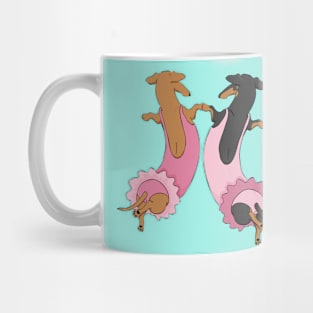 Ballerina Dachshunds Mug